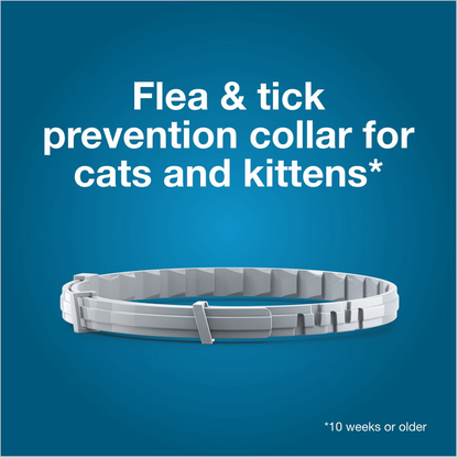 Seresto Flea & Tick Collar for Cats, 2 Collars(16-mos.supply)